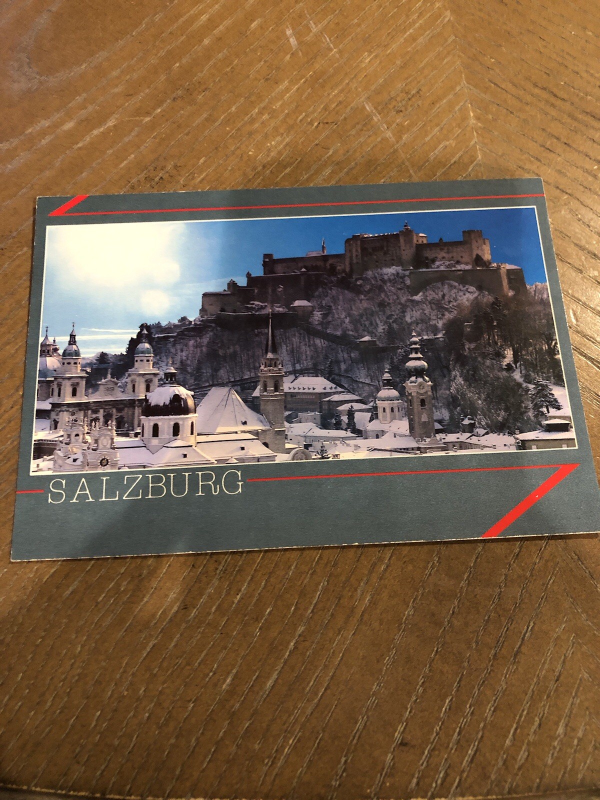 Unused Postcard - View to the Old Town from Monchsberg - Salzburg - Austria