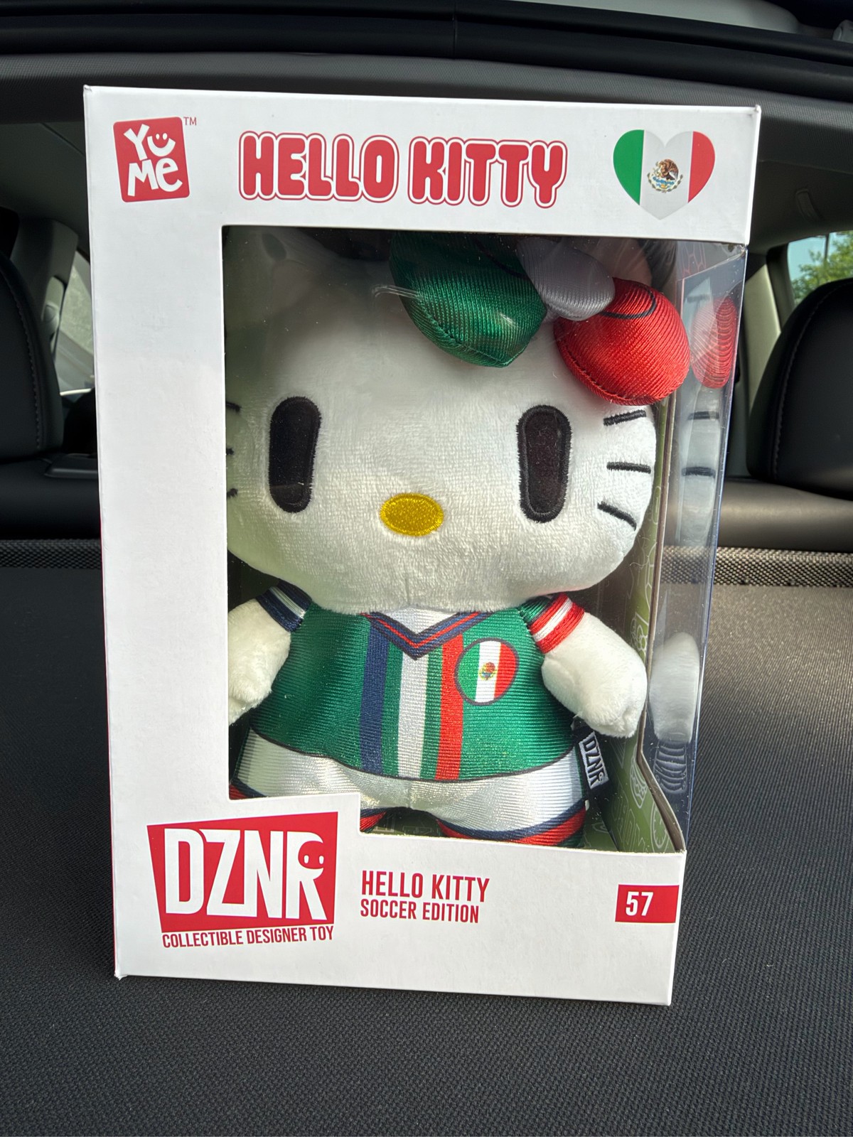 YuMe DZNR Hello Kitty Mexico Soccer Edition Plush Figure 57