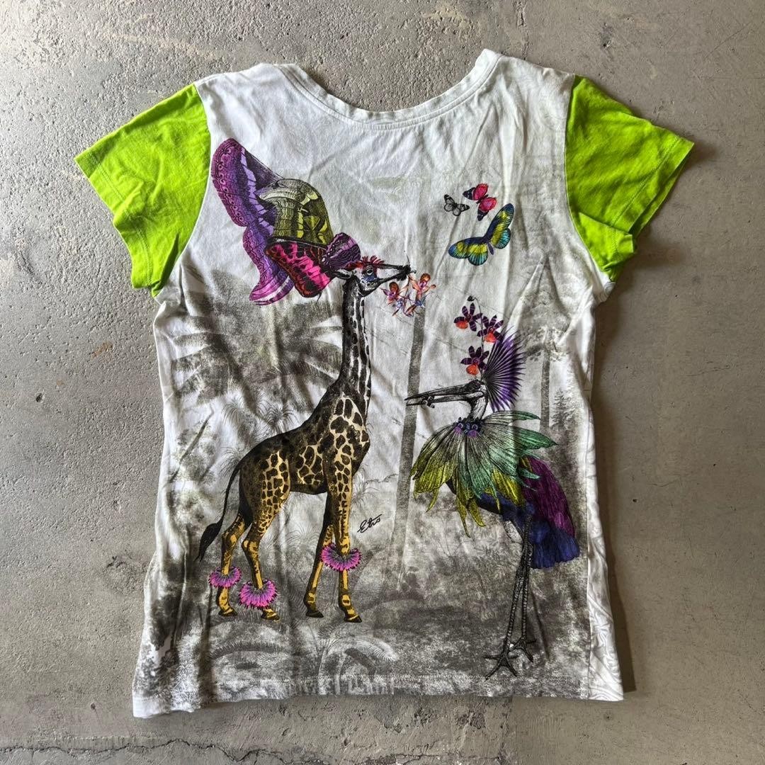 Etro Women Top Luxury T-Shirt Cut And Sew Design Limited Edition VHTF Designer C