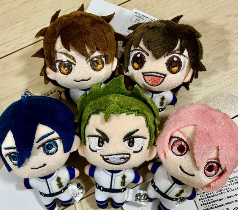 Ace of Diamond act2 Second Season Plush Mascot 5 Types set GiGO from Japan