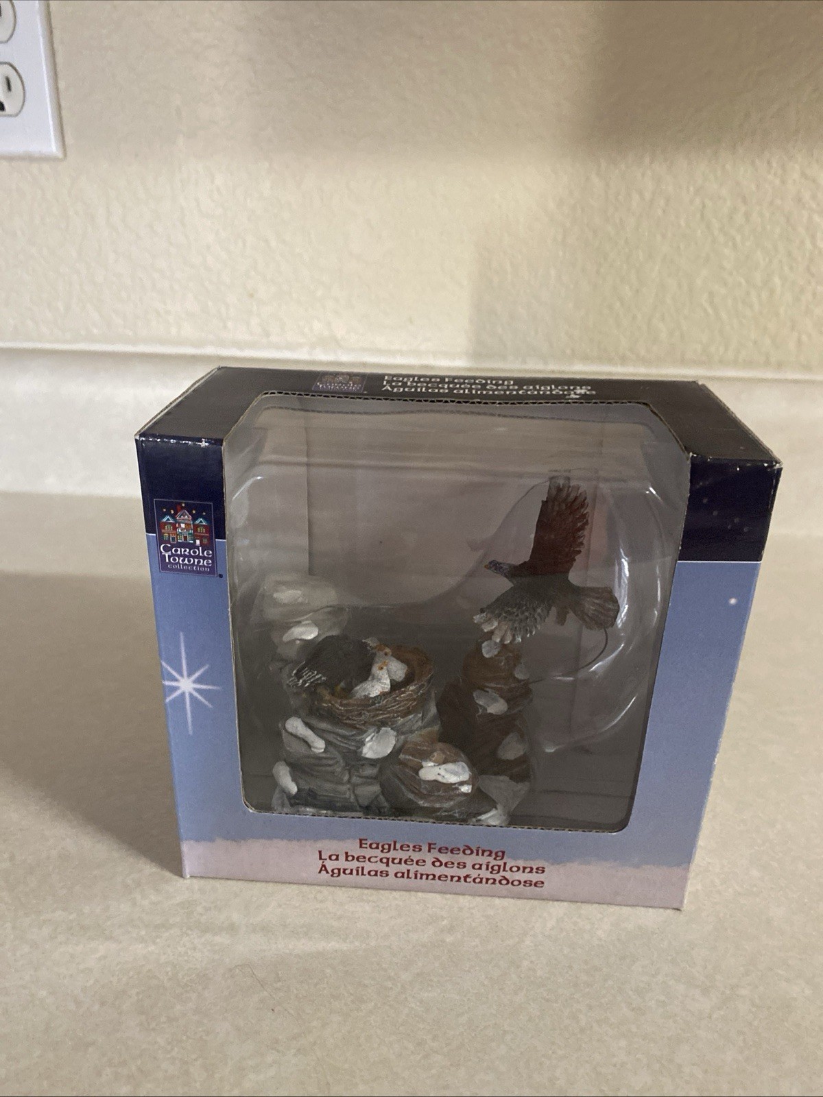 Lemax Carole Towne Collection Village Eagles Feeding