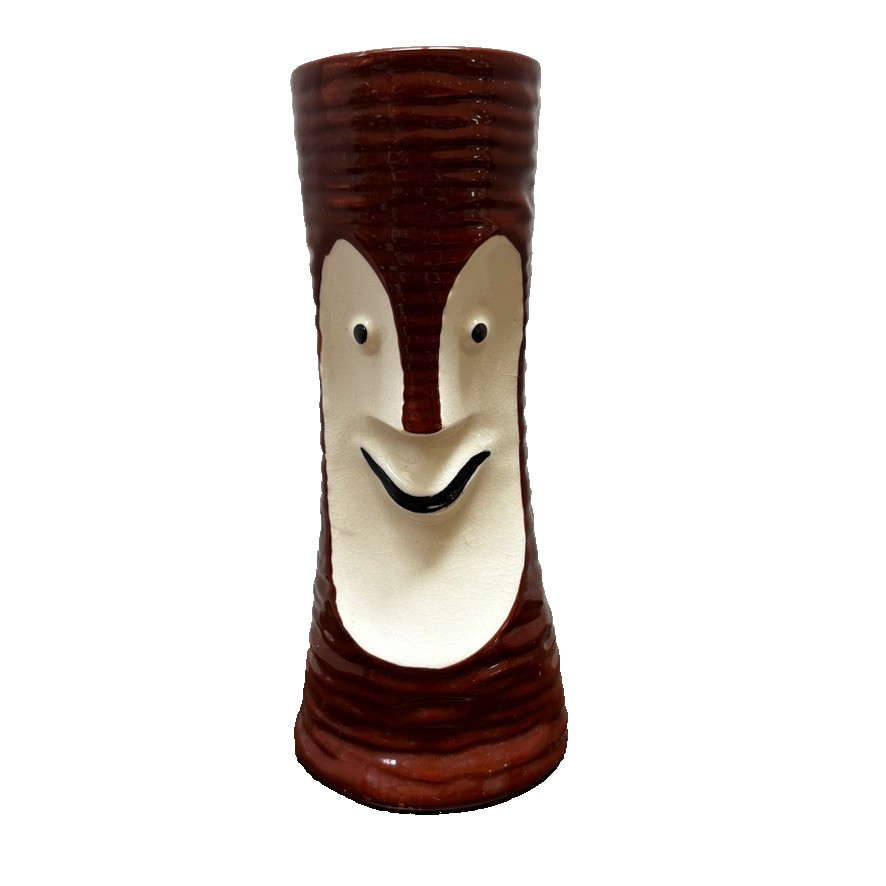 Vintage Tiki Bob\'s San Francisco Bar Mug Cup Yellow Lei MCM Mid Century 8\