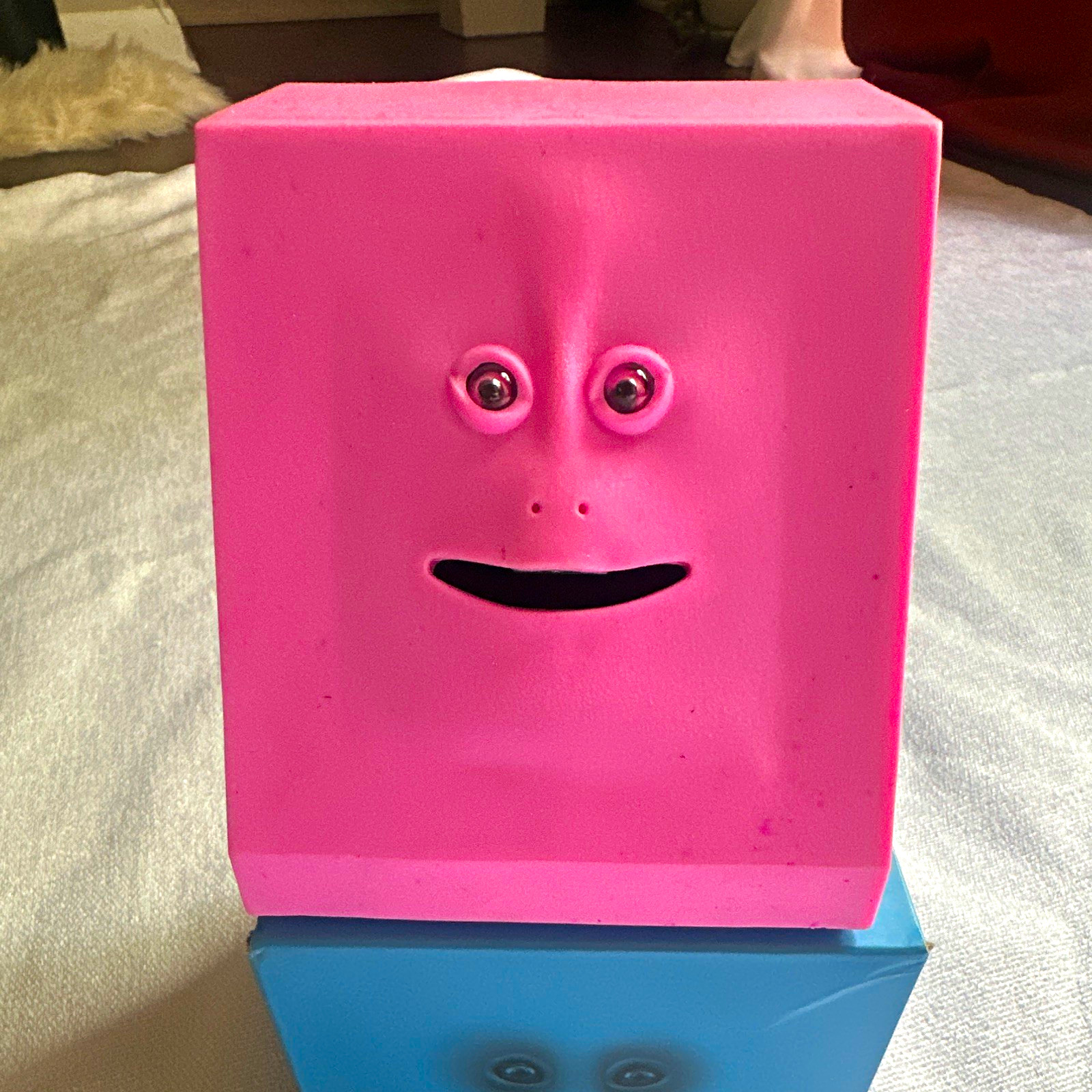 Takada Collection Face Bank Coin Bank  pink  Plastic