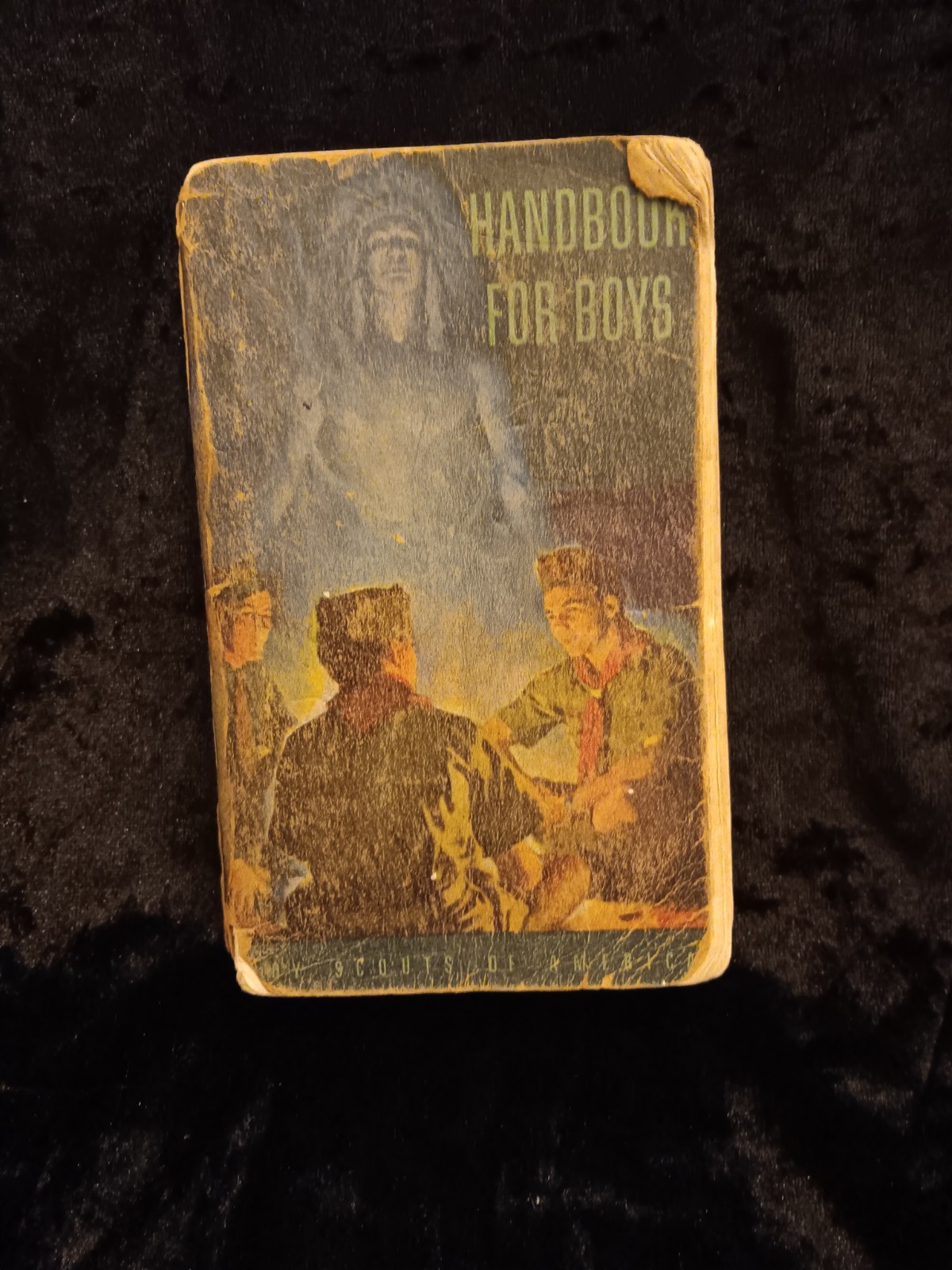 Vtg BSA Boy Scouts Of America Book 1957 Handbook For Boys 5th Edition 11th Print