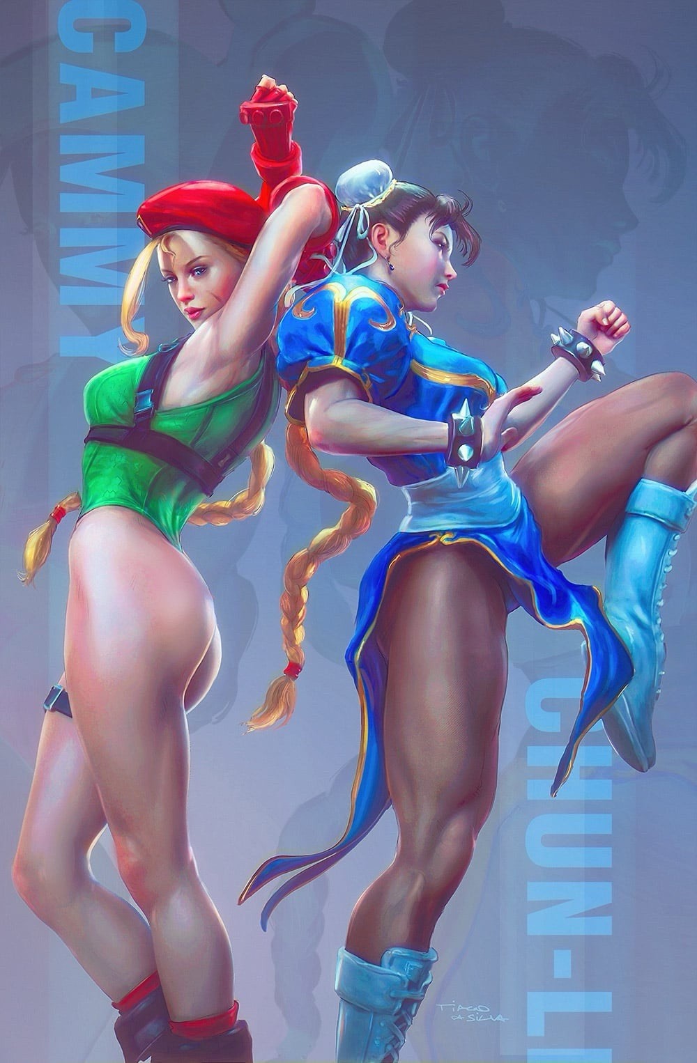 🔥 STREET FIGHTER CAMMY VS CHUN-LI 1 TIAGO DA SILVA 616 Variant B LTD 500