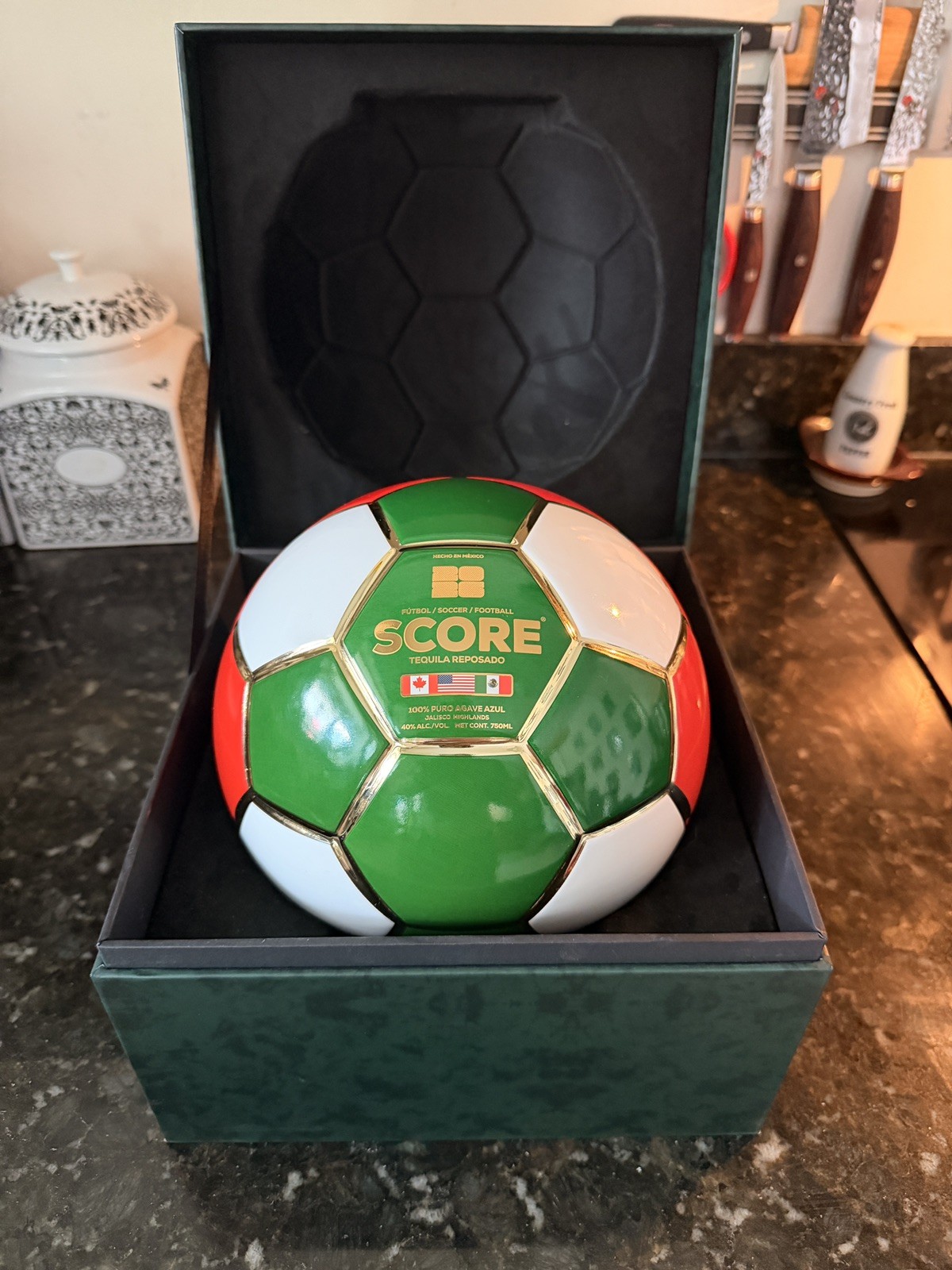 FIFA World Cup 2026 Mexico Soccer Ball Empty Limited Score Tequila Futbol
