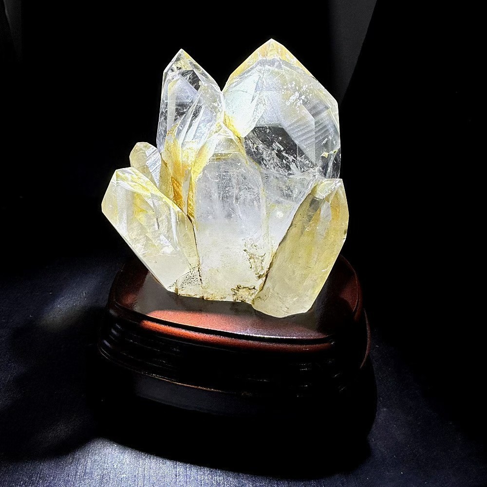 2.48lb Large Natural Clear White Quartz Crystal Cluster Rough Healing Specimen