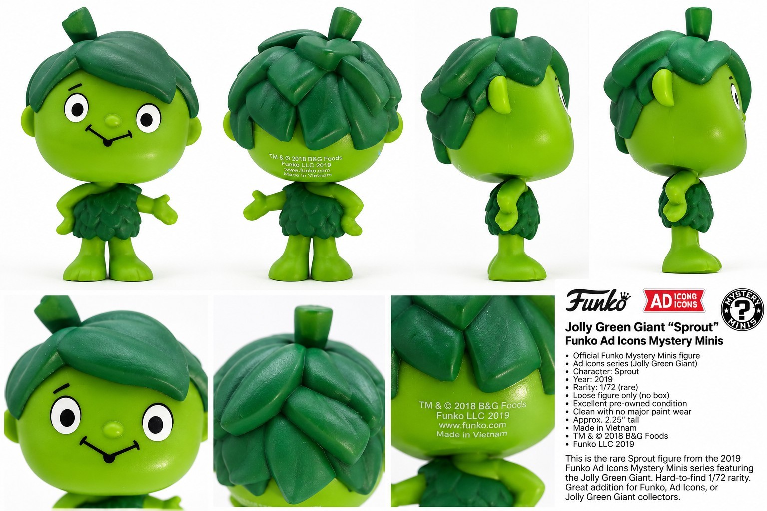 Funko Ad Icons Mystery Minis Sprout Jolly Green Giant 1/72 Rare Loose Figure