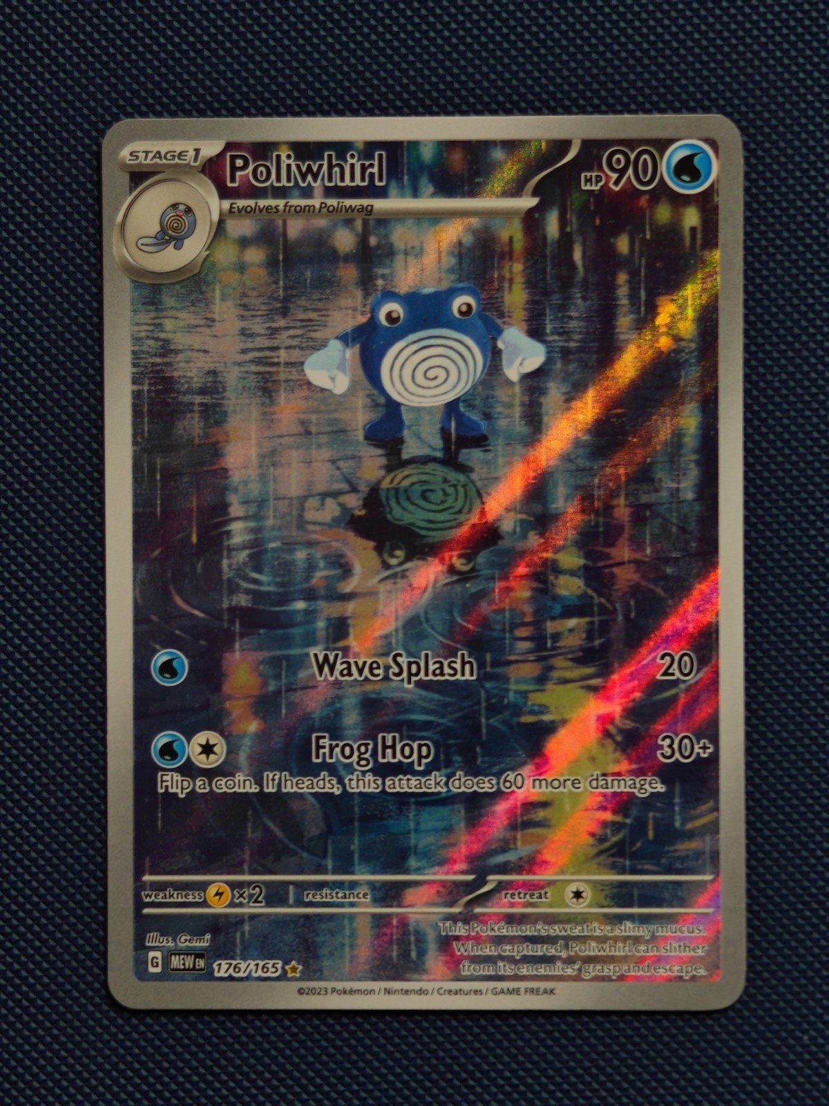 Poliwhirl 176/165 IR Holo - SV 151 - Pokémon TCG English - NM
