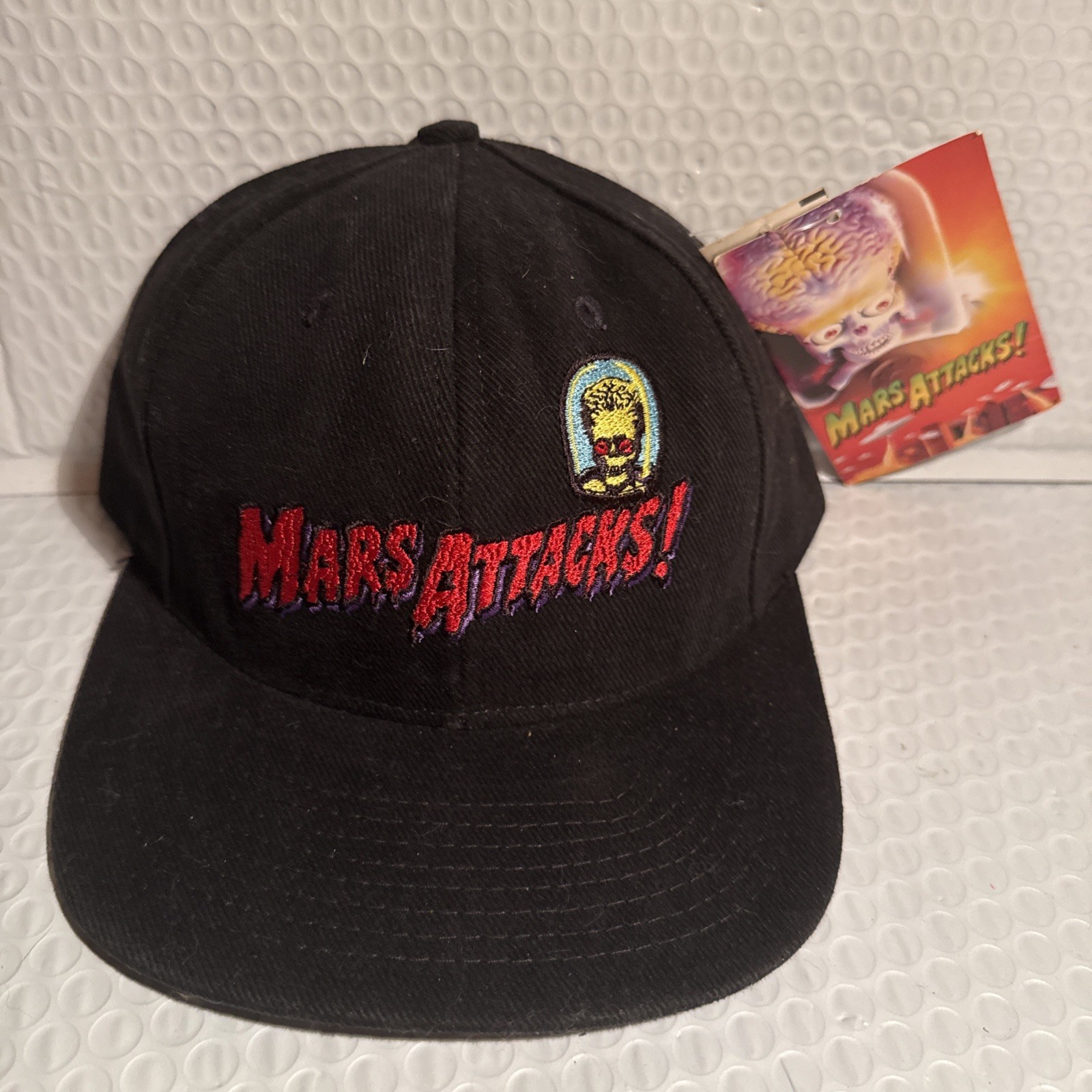 Mars Attacks Vintage 1996 Movie GIANT-Hat adjustable Topps Comic 100% Cotton