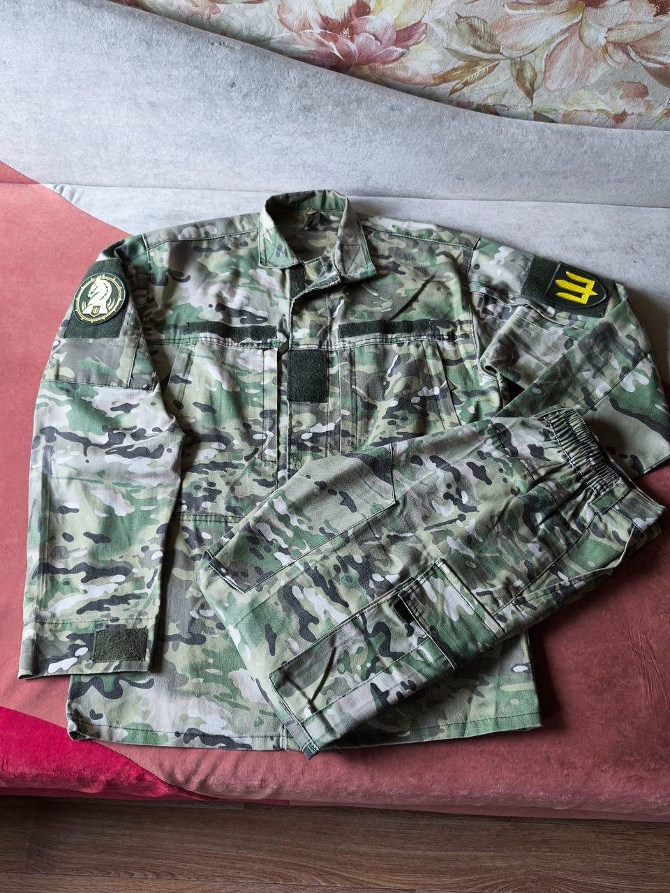 Genuine Combat Veteran Set Size S M Ukrainian Army MTP Military Uniform MultiCam