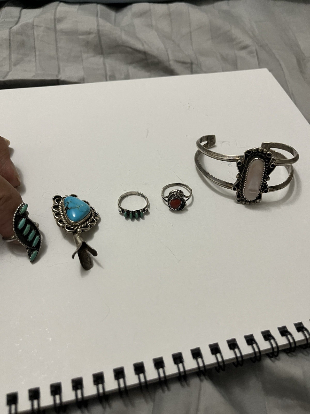 native american jewelry lot sterling