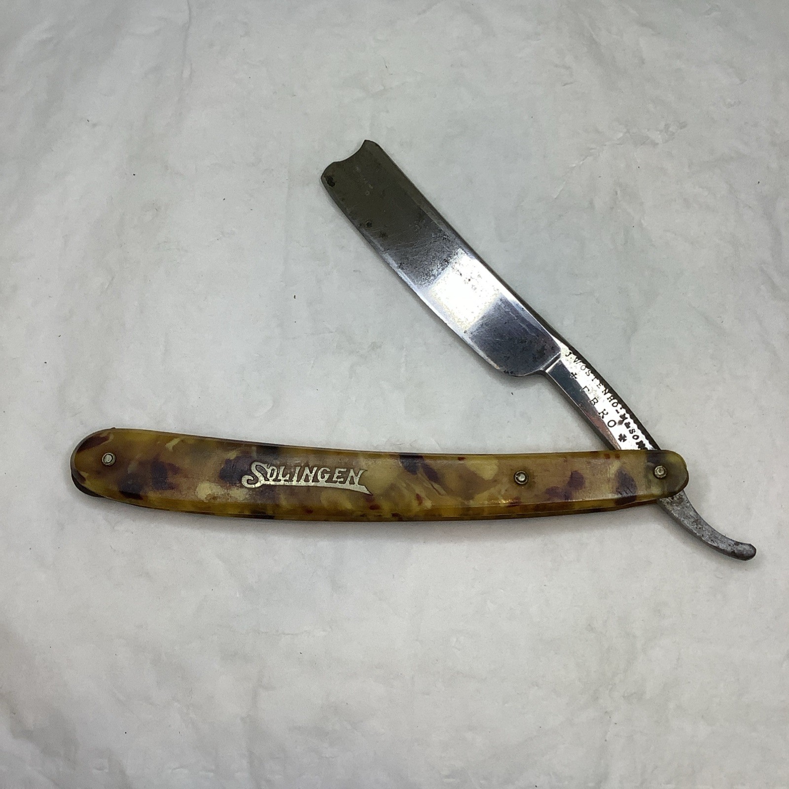 VTG J. Wostenholm And Sons Solingen Ebro Straight Razor 