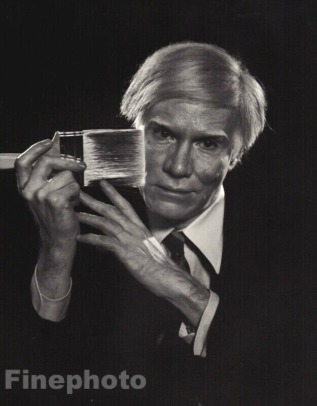 1979/83 Vintage ANDY WARHOL Artist Painter By YOUSUF KARSH Photo Art 12x16