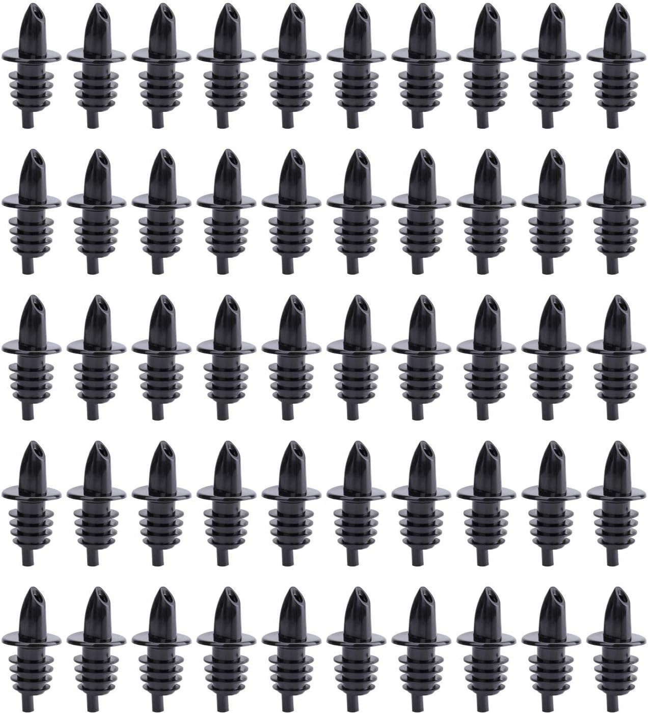 50 Pack Bottle Pourers, Free Flow Pourers, Liquor Bottle Pourers Perfect for ...