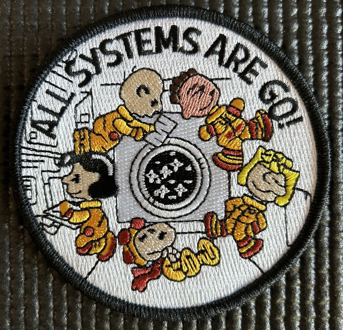 NASA ALL SYSTEMS ARE GO ISS  2023 SPACE PATCH - ARTEMIS PROGRAM - 3.5”