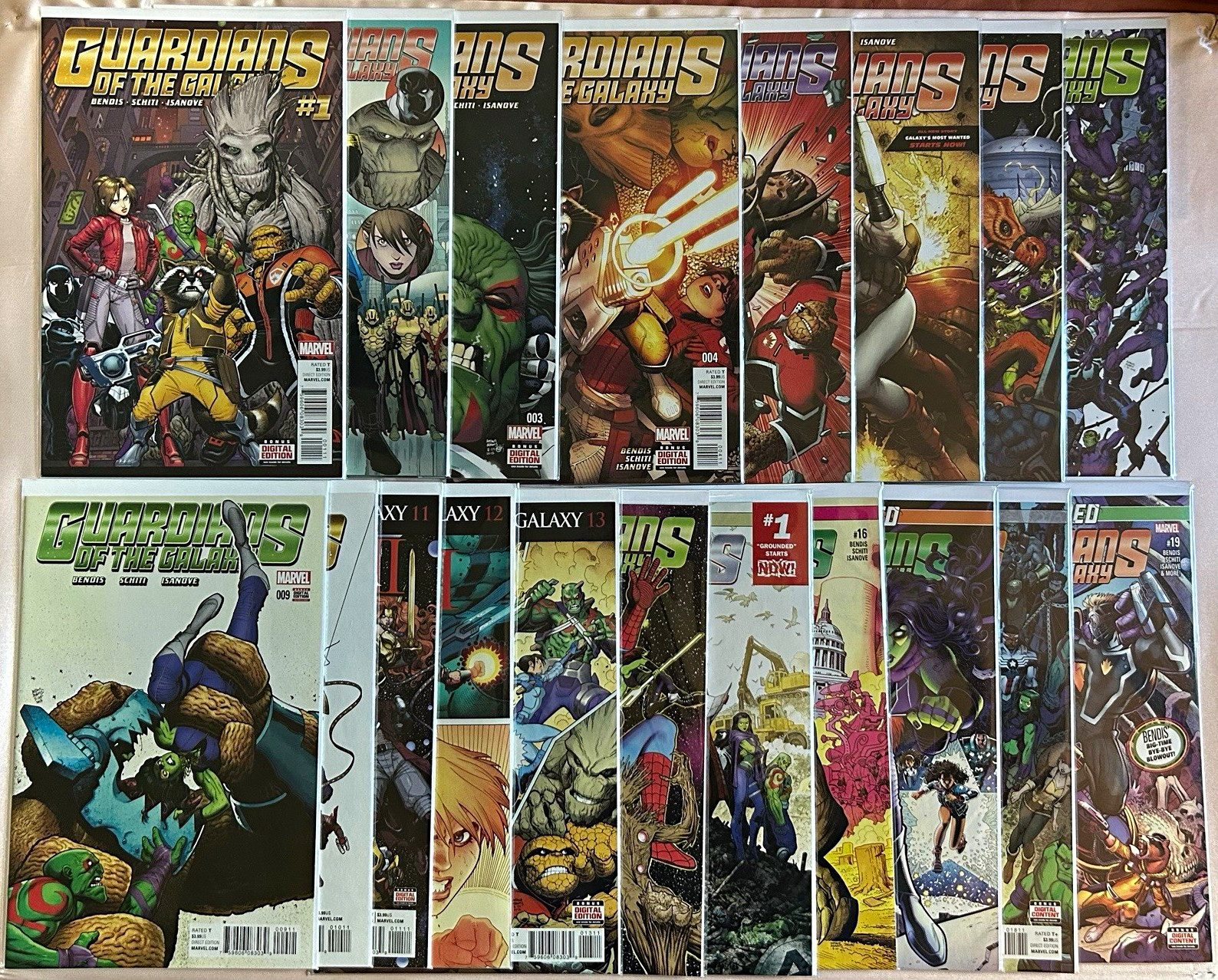 Marvel Guardians of the Galaxy #1-19 Comic Book Lot 1st