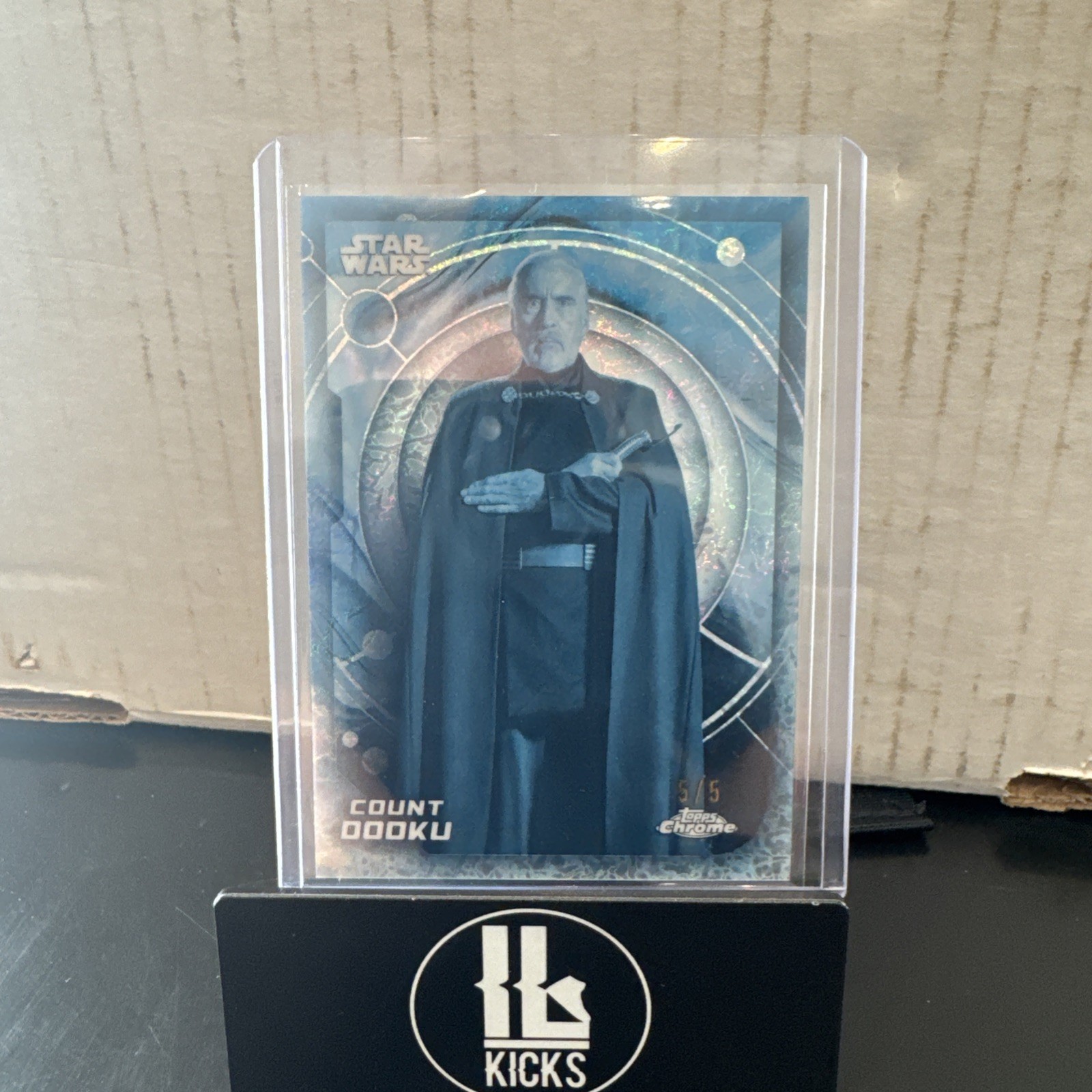 2026 Topps Chrome Star Wars Count Dooku Hoth Refractor /5 #124 