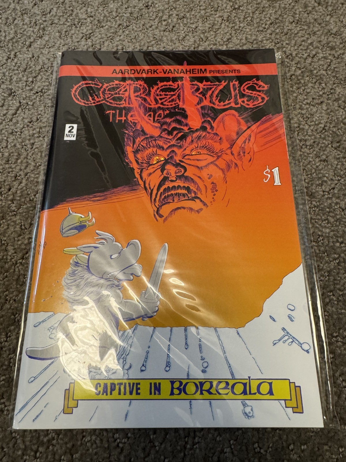 Cerebus the Aardvark, No 2, Captive in Boreala
