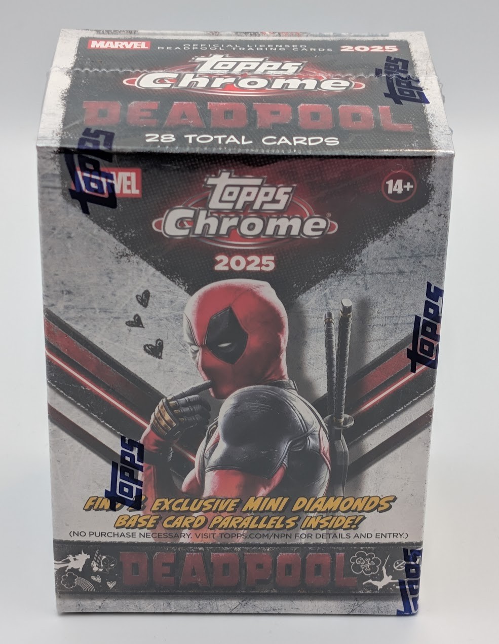 2025 Topps Chrome Marvel Deadpool Blaster Box - New Factory Sealed