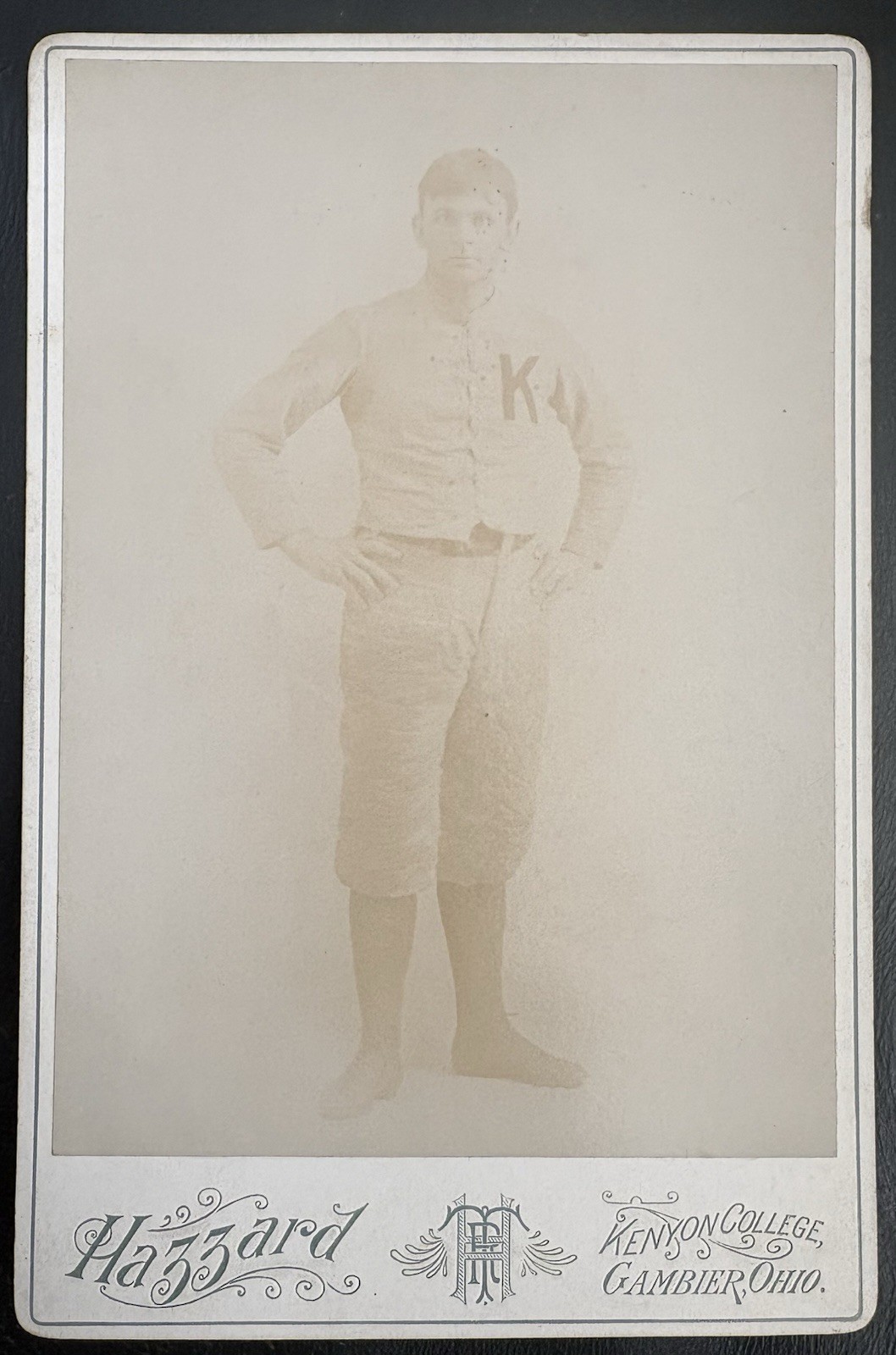 MLB NY Highlanders Last Manager Harry Wolverton Kenyon College OH Football Card