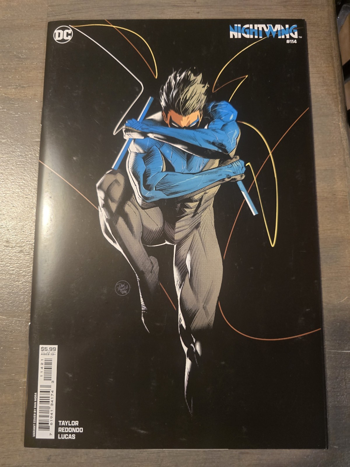 Nightwing #114 Dan Mora Variant Cover B DC Comics 2024 HTF Rare