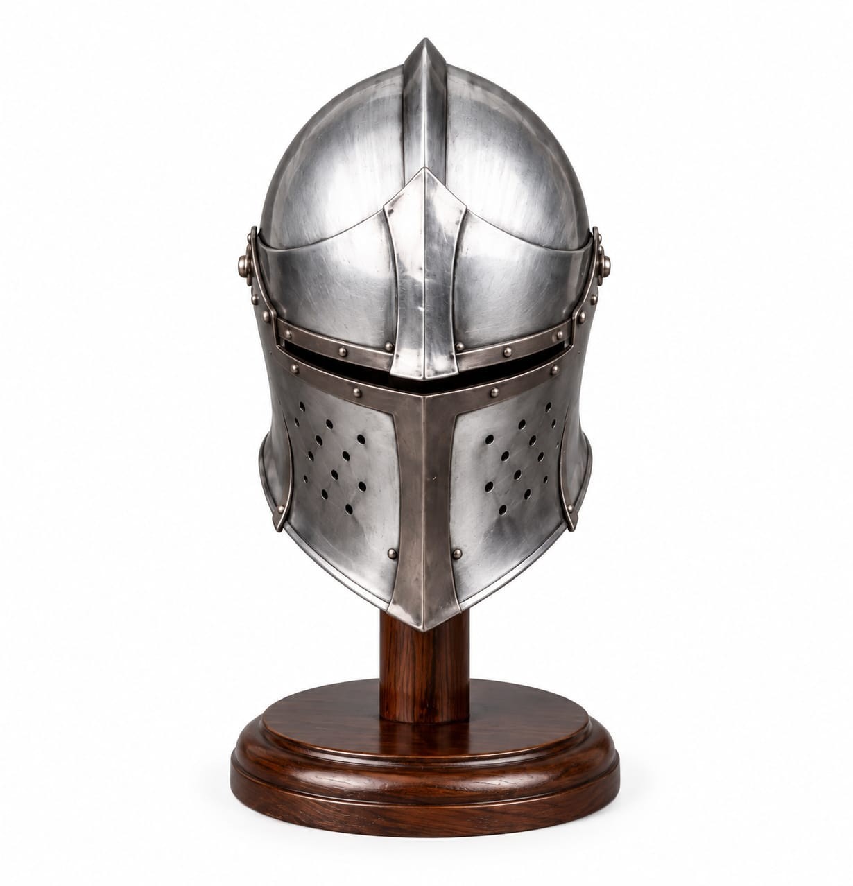Handcrafted Medieval Knight Helmet | Steel Close Helm | Renaissance Armor | LARP