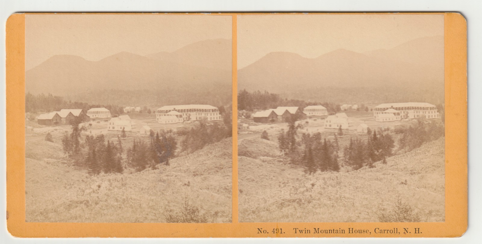 TWIN MOUNTAIN HOUSE HOTEL  BUILDINGS - CARROLL  NEW HAMPSHIRE  WHITE MOUNTAINS