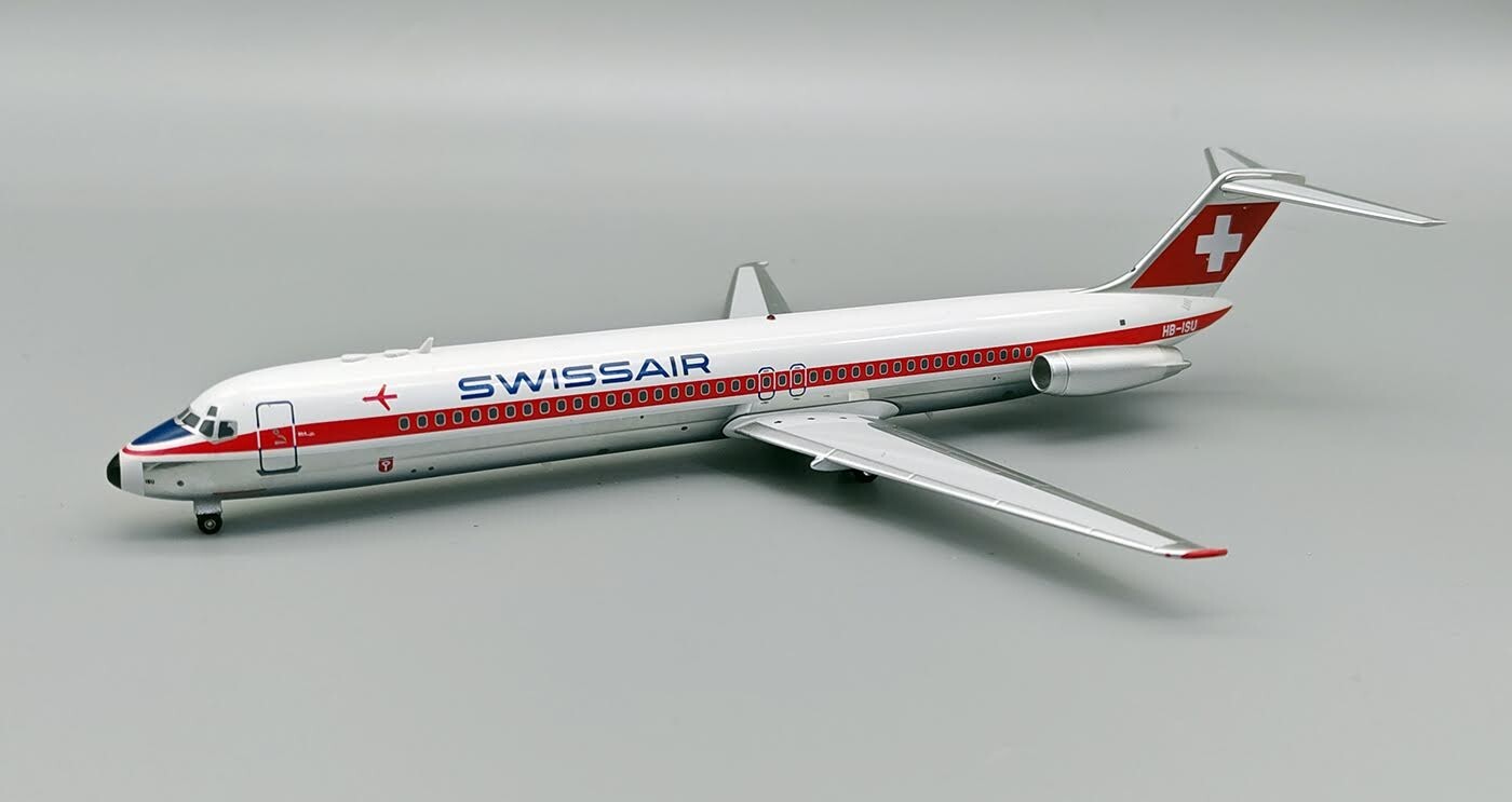 Pre-Order 1:200 Blue Box 1:200 Douglas DC-9-50 Swissair HB-ISU Ref: B-951-ISU