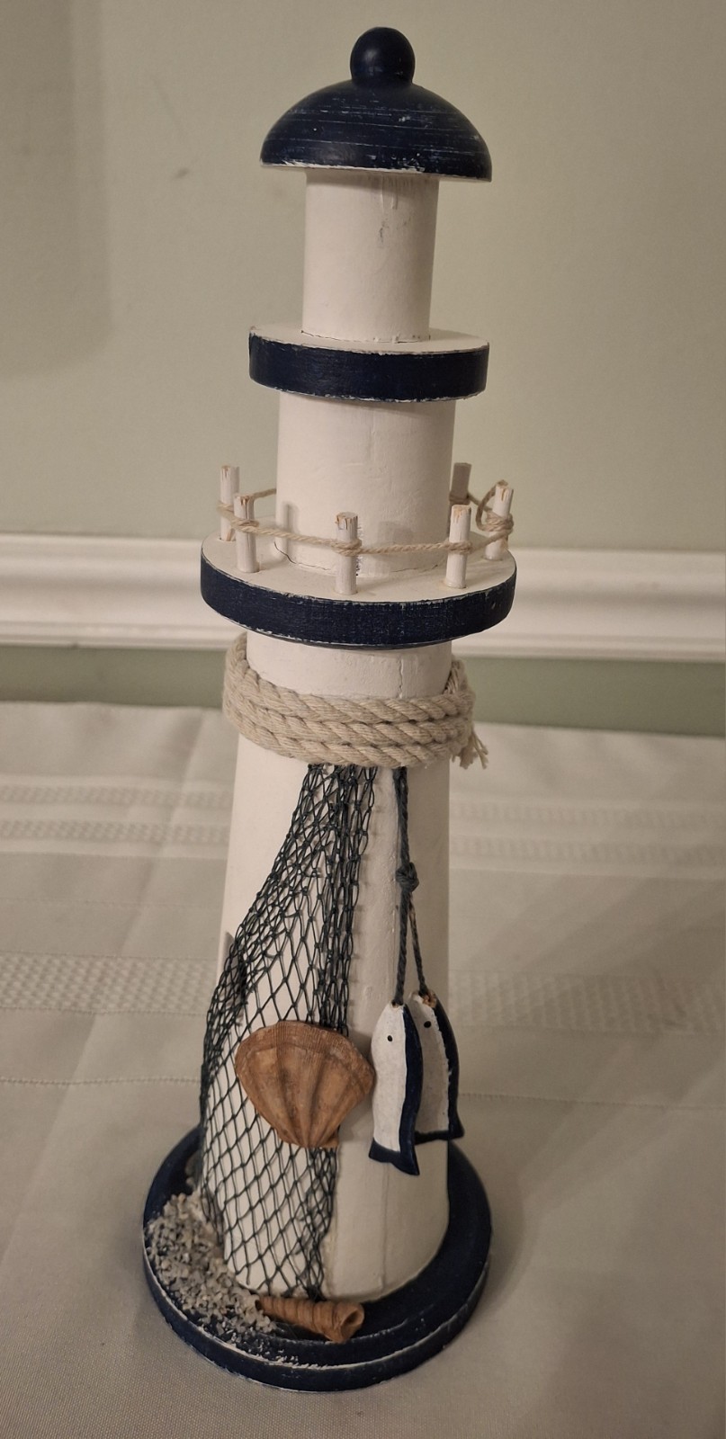 Wooden Light House for A Coastal Decor Nautical Decor
