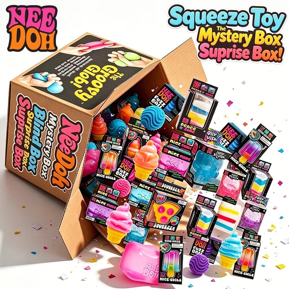 NEEDOH Squishy Figures Blind Box Surprise Toys 100+ Pieces Slow Rising Soft