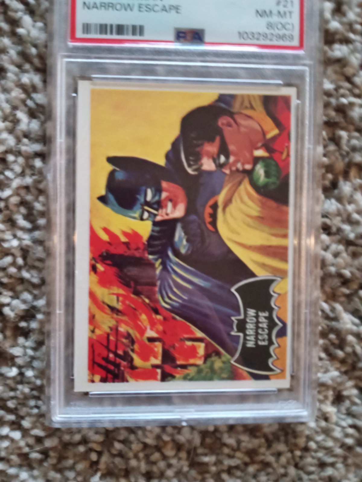The Batman - 1966 Topps Batman card #21