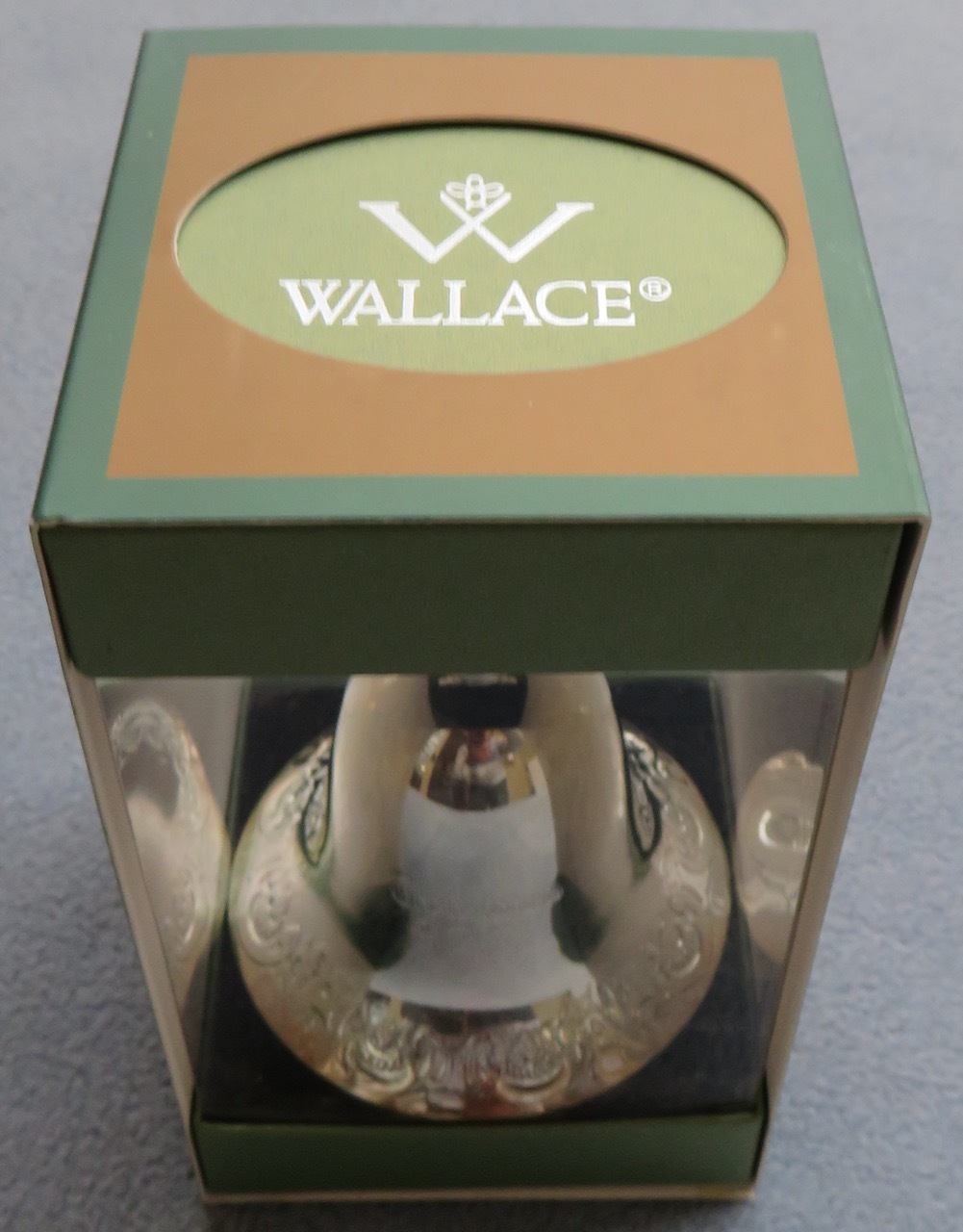 2011 Wallace Grand Baroque 17th Bell Silverplate Christmas Ornament New in Box