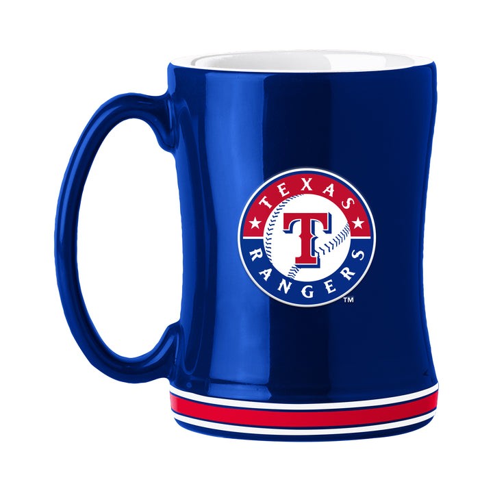 Logo Brands Texas Rangers 14oz Relief Mug
