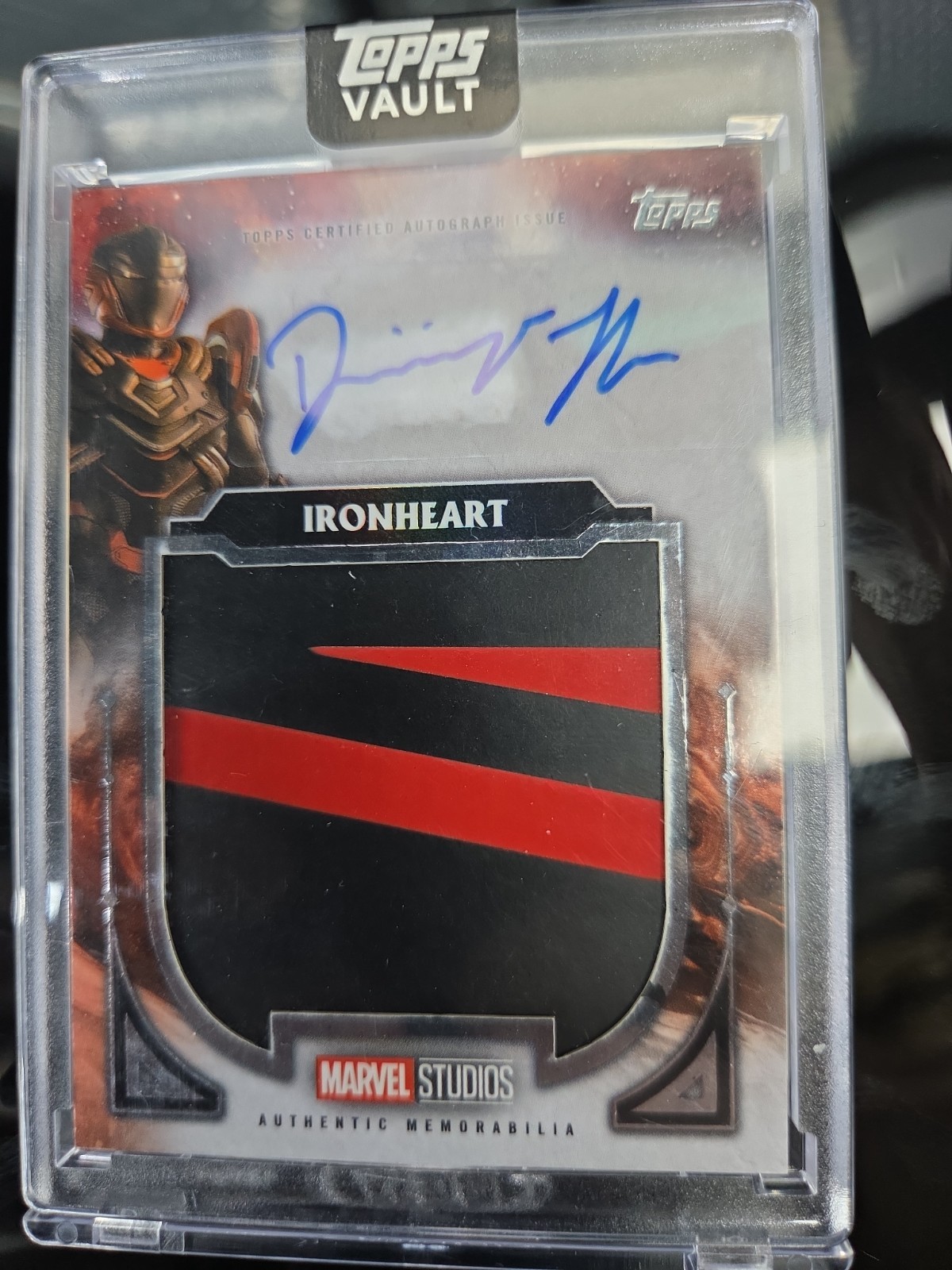 2026 Topps Marvel Vault Dominique Thorne as Ironheart From the Auto Relics #/50