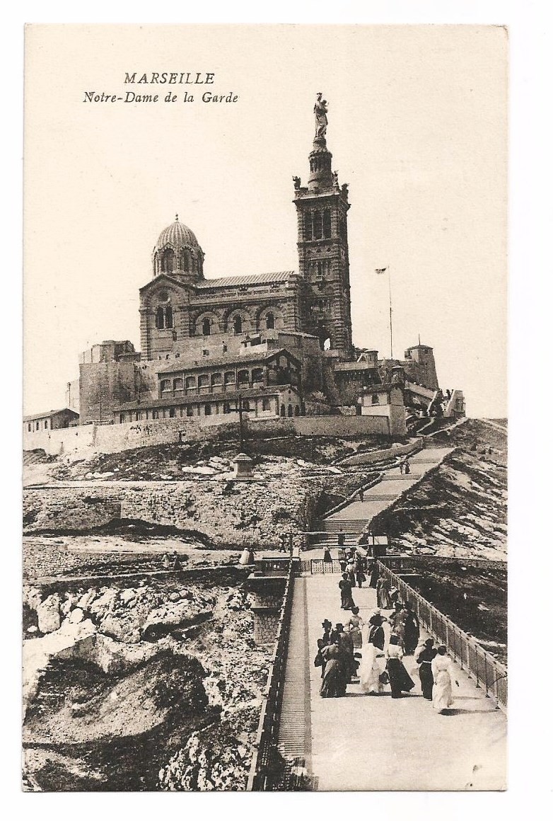 Marseille France Postcard Notre Dame de la Garde