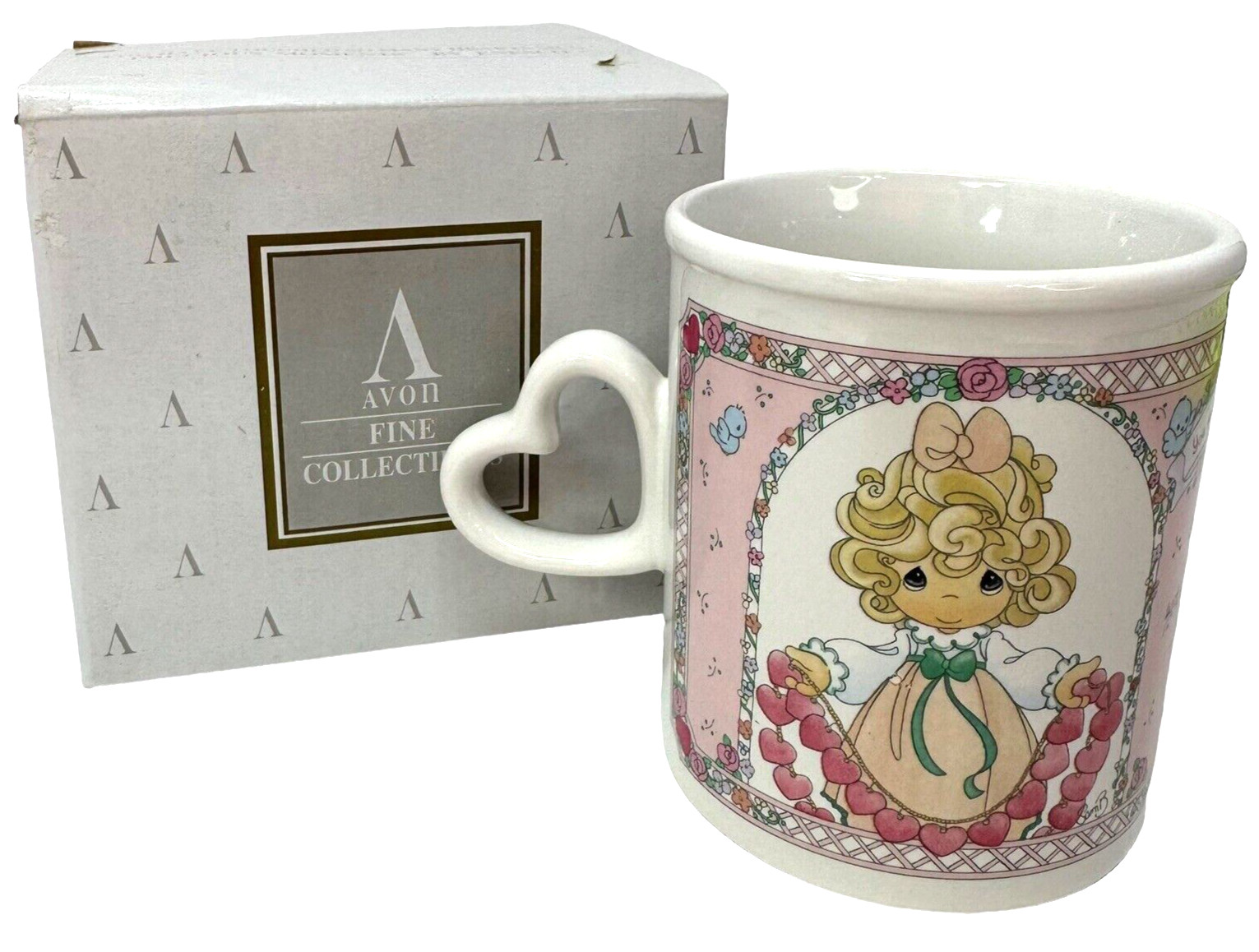 Vintage Enesco AVON Precious Moments Mug You Have Touched So Many Hearts 1997