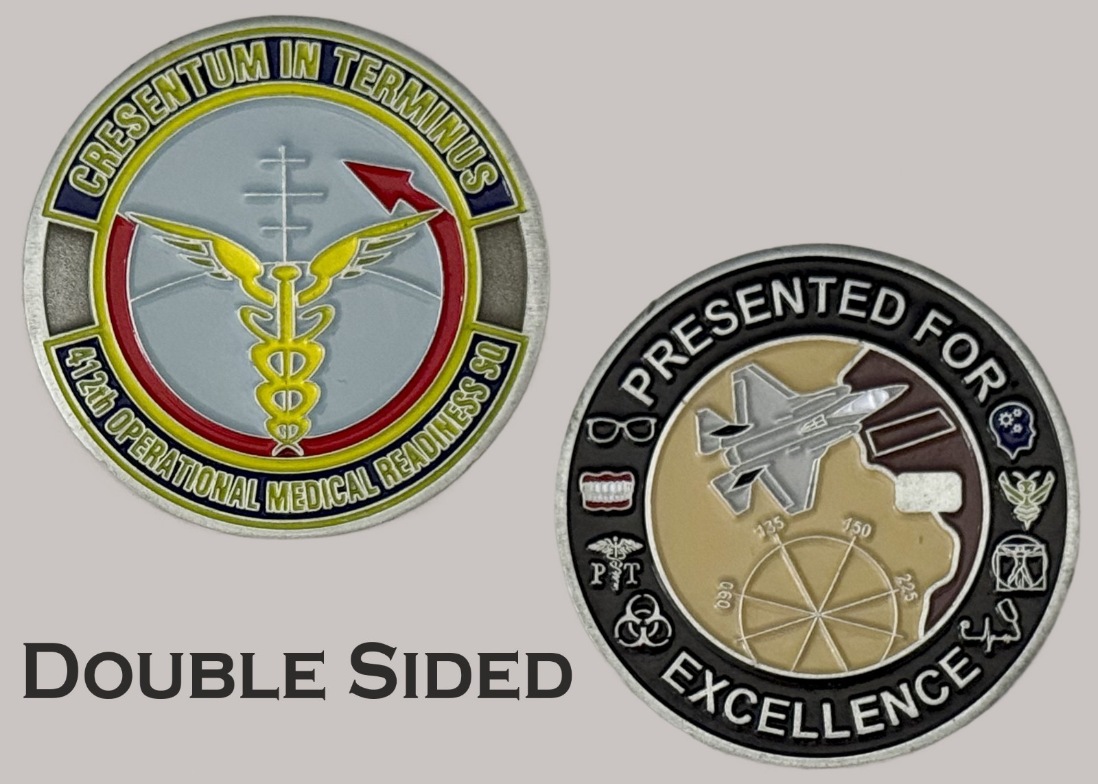 412th Operational Medical Readiness Squadron Air Force Challenge Coin  J#21