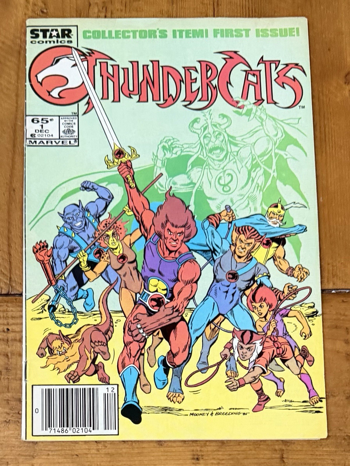 Thundercats #1 1st Appearance In Comics Newsstand Star Marvel Fine+
