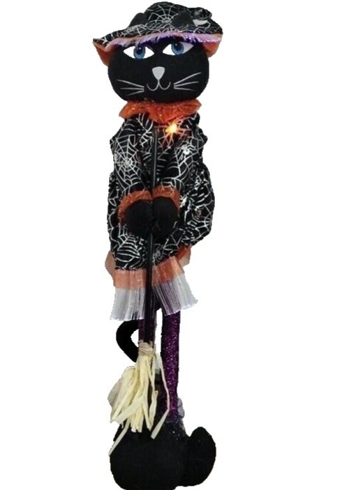 Avon Katrina the Cat Fiber Optic Greeter Halloween 27\
