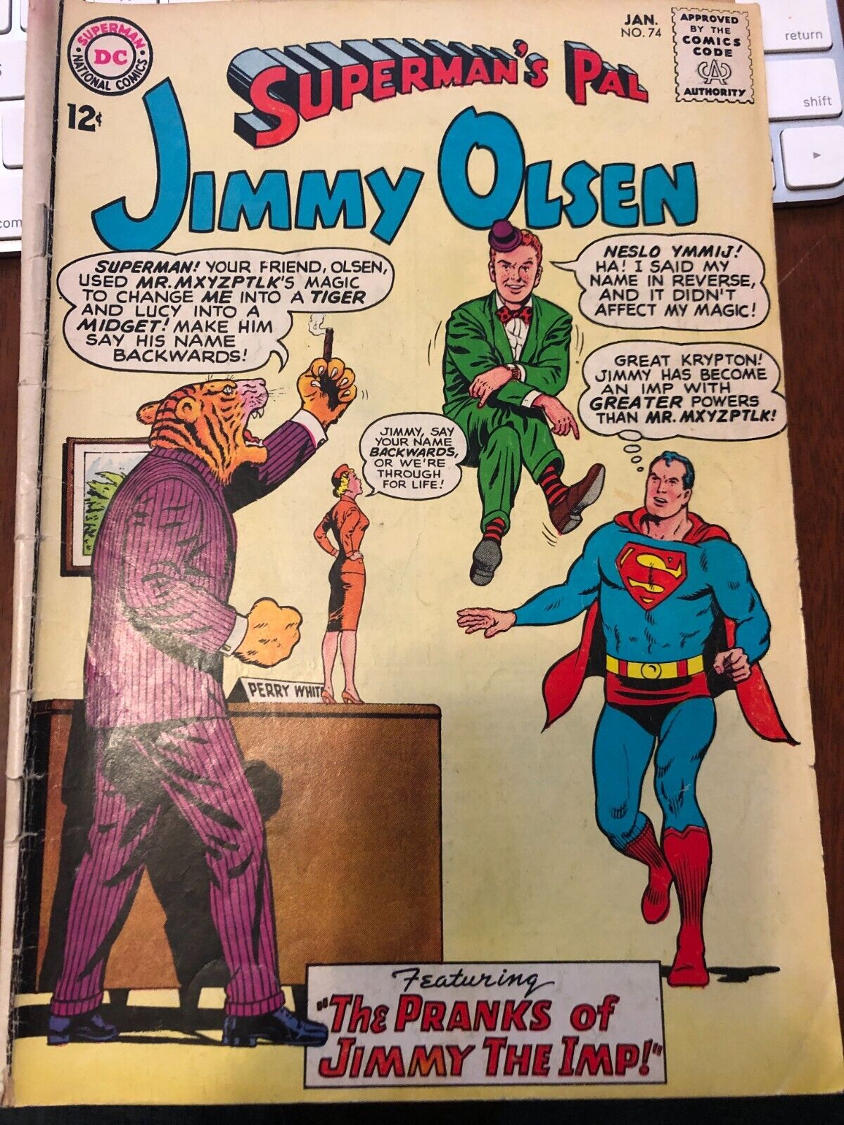 Superman's Pal Jimmy Olsen #74 Silver Age DC Comics January 1964