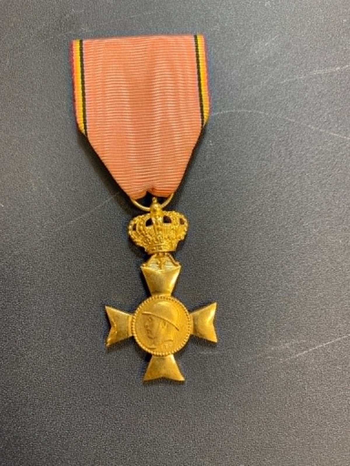 Original Belgian Cross of the Royal Federation of the Veterans of King Albert I