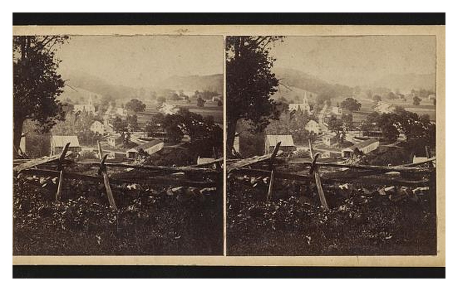 Point Pleasant Pennsylvania Village View Standard Postcard