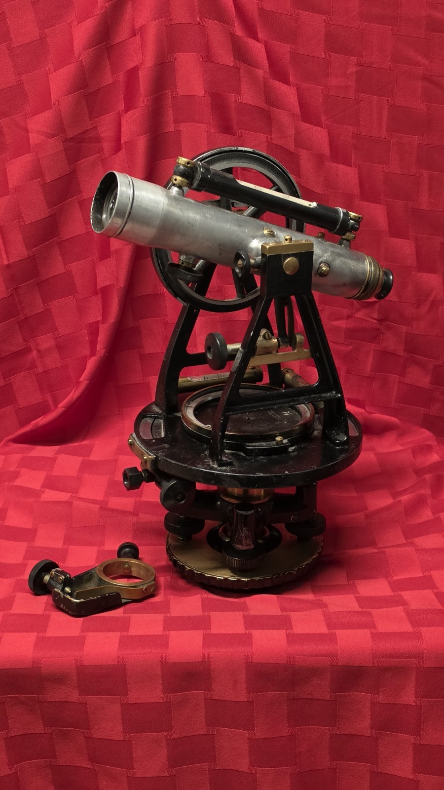 Antique 1900s W & L.E. Gurley Troy NY USA Surveyor’s Transit W/ Box 