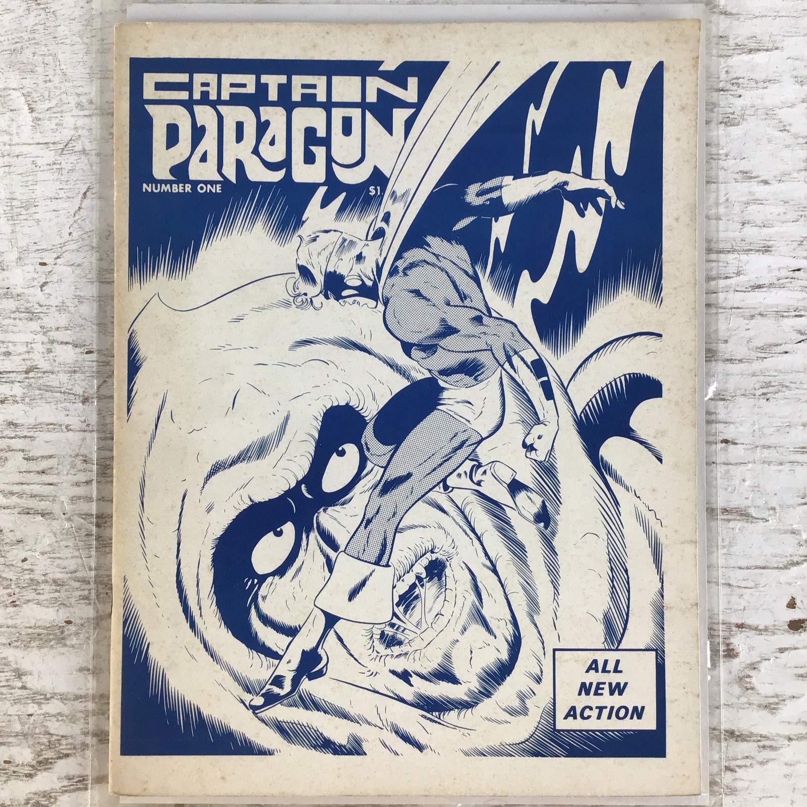Fanzine PARAGON PUBLICATIONS CAPTAIN PARAGON #1 (1972) Bill Black comic