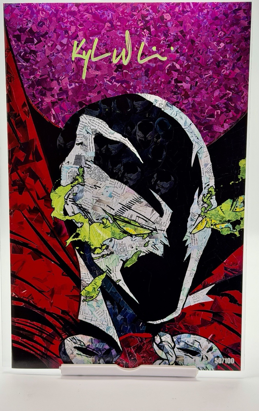 ✍🏼SPAWN Mosaic Scrapbook: LTD 50/100 Signed By Kyle Willis W/COA