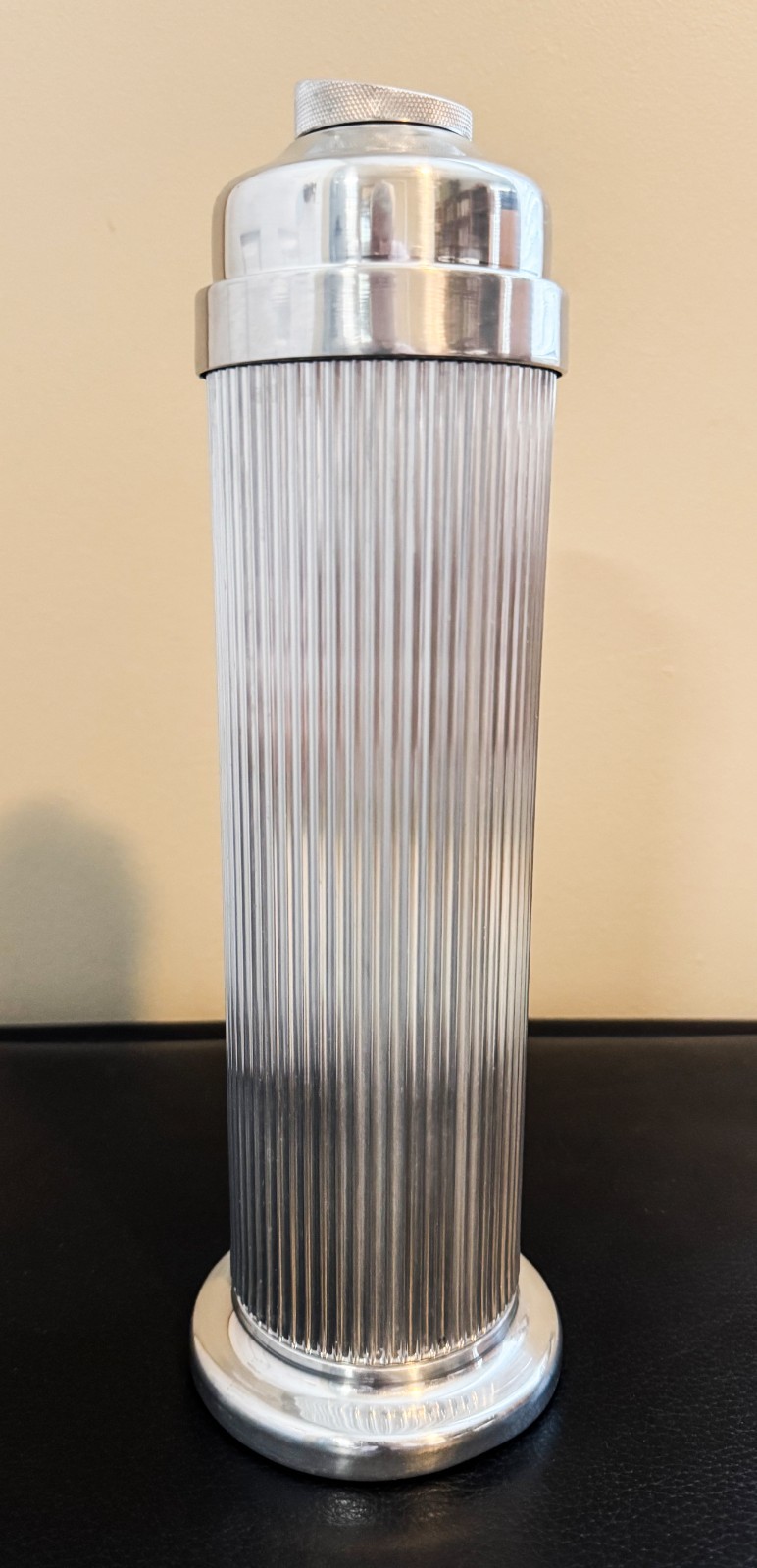 EXCEPTIONAL MACHINE AGE RIBBED ALUMINUM \
