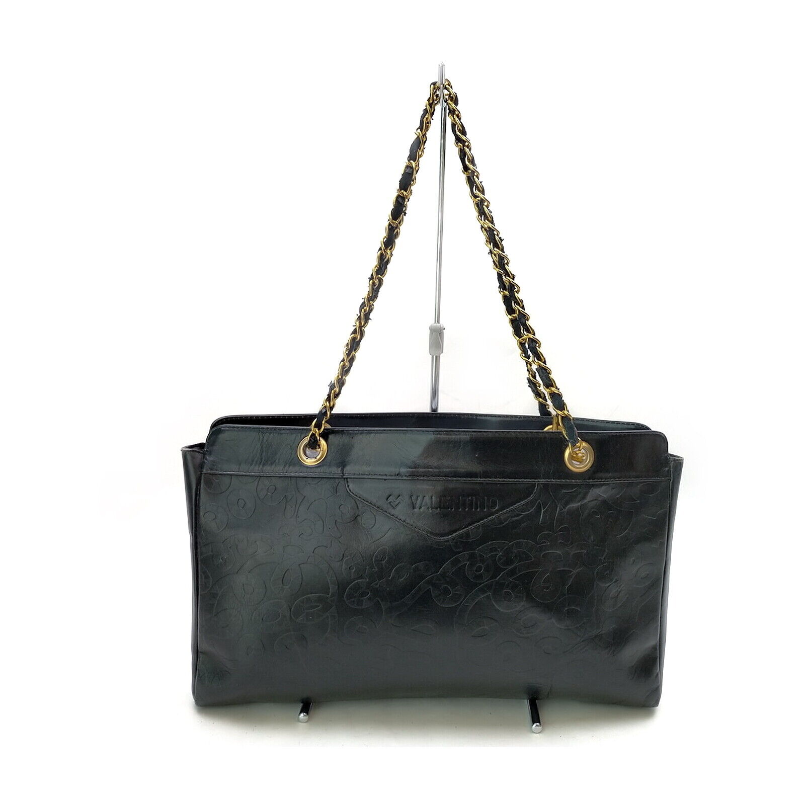 Valentino Shoulder Bag  Black Leather 2411619