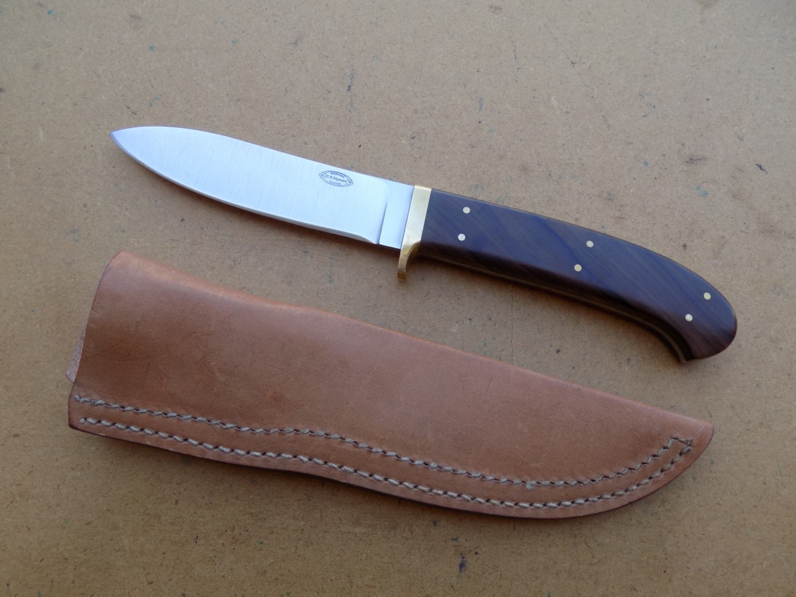 Vintage Corbet Sigman Working Hunter Custom Fixed Blade Knife