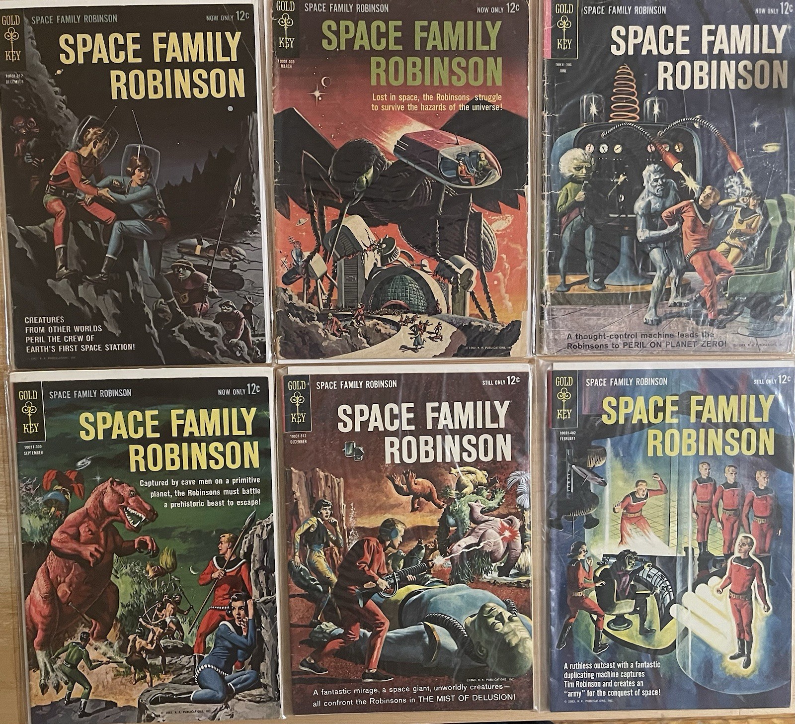 Space Family Robinson Lost in Space 1-59 RARE COMPLETE SET Gold Key /Whitman